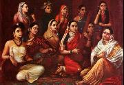Raja Ravi Varma Galaxy of Musicians oil painting reproduction